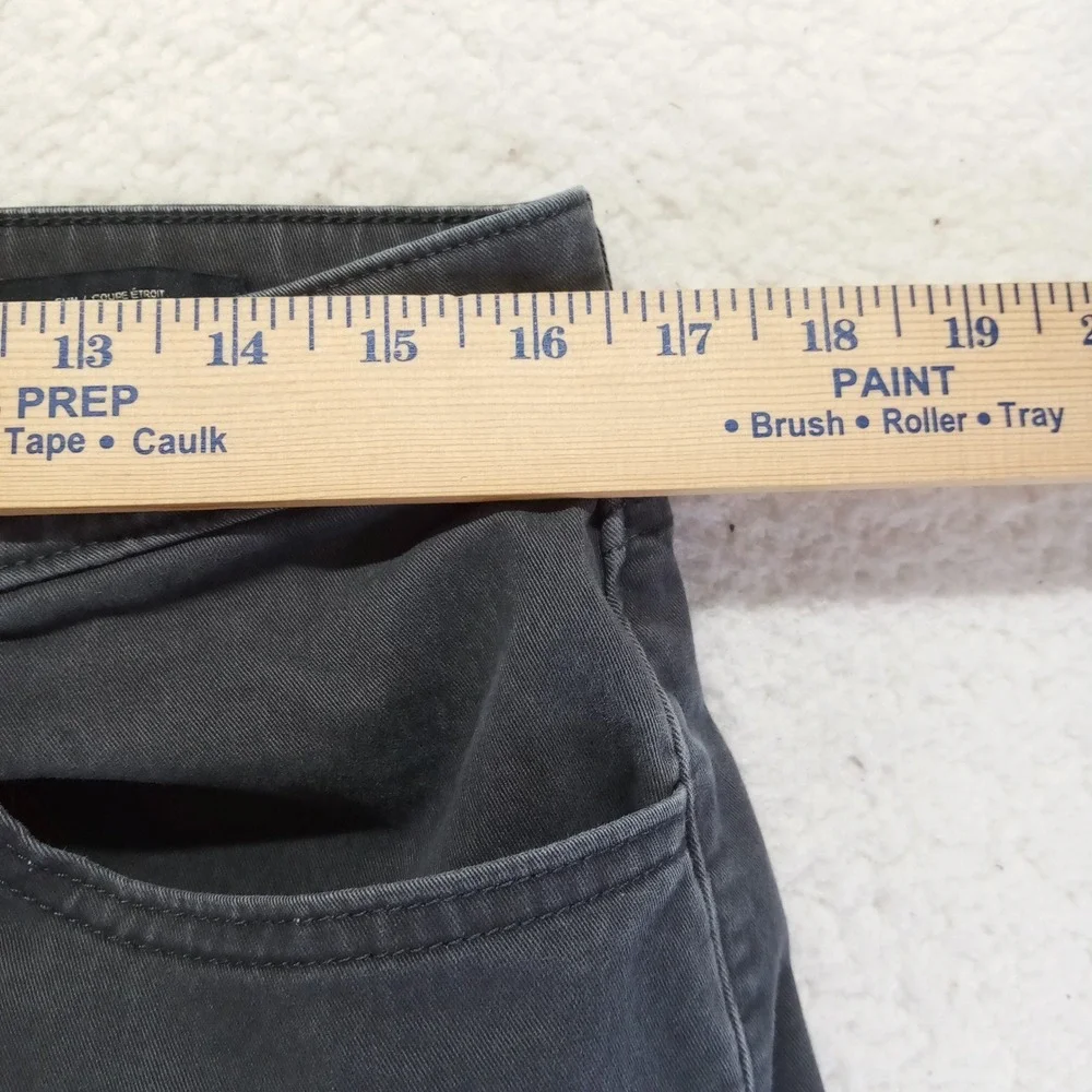 Dockers All Seasons Tech Slim Fit Pants Mens 33 Charcoal Gray Chino 5-Pocket